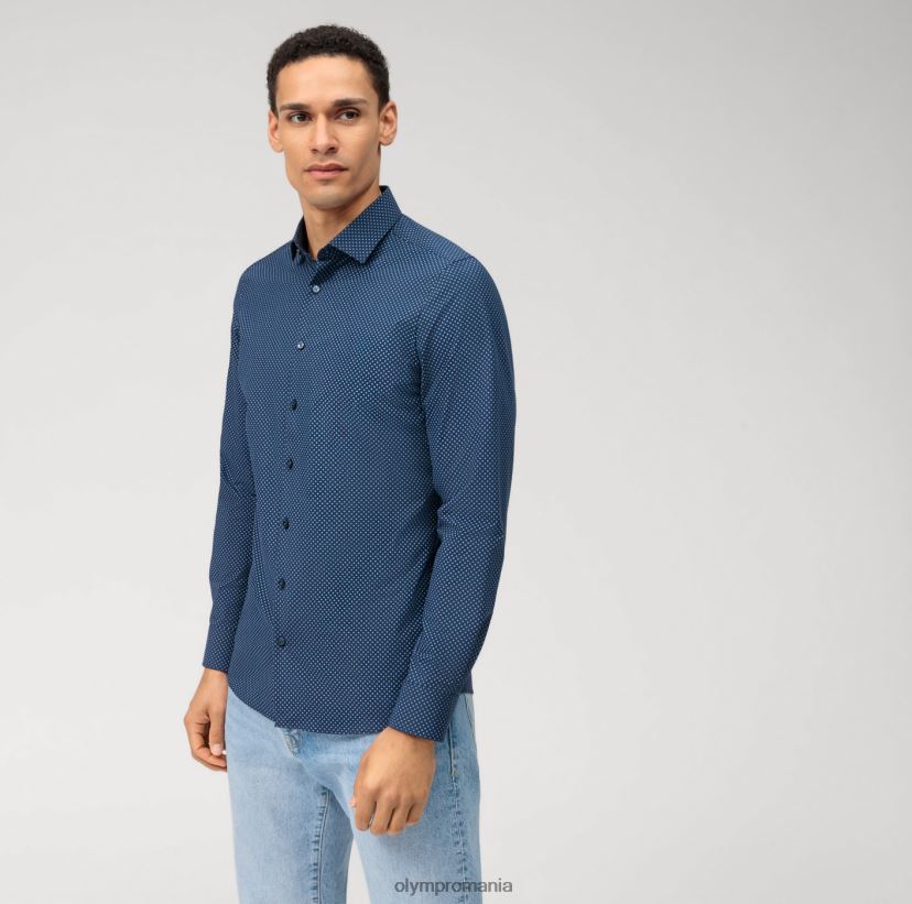 nivel cinci 24/7 body fit, cămașă business, kent modern, albastru OLYMP îmbrăcăminte 4Z8LB6734