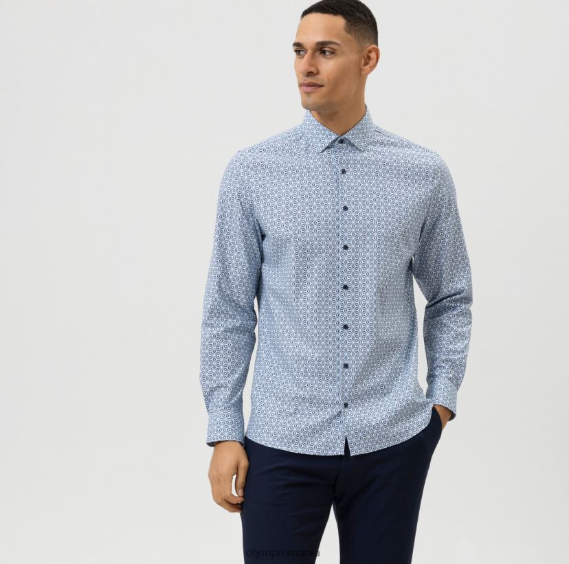 nivel cinci 24/7 body fit, cămașă business, kent modern, albastru OLYMP îmbrăcăminte 4Z8LB6736