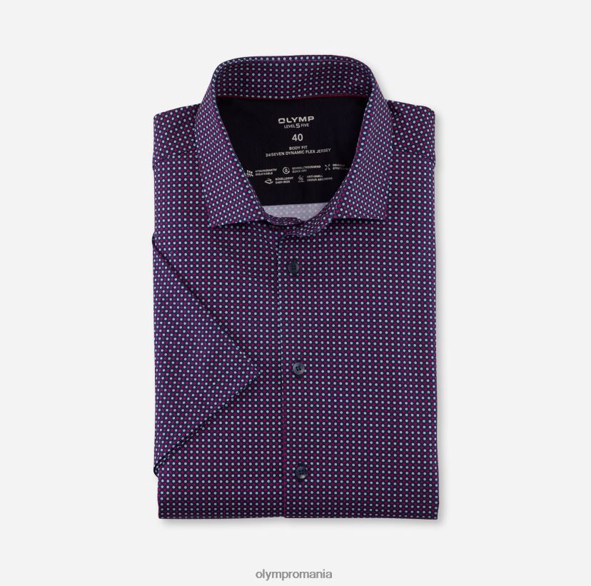 nivel cinci 24/7 body fit, cămașă business, kent modern, fucsia OLYMP îmbrăcăminte 4Z8LB6678