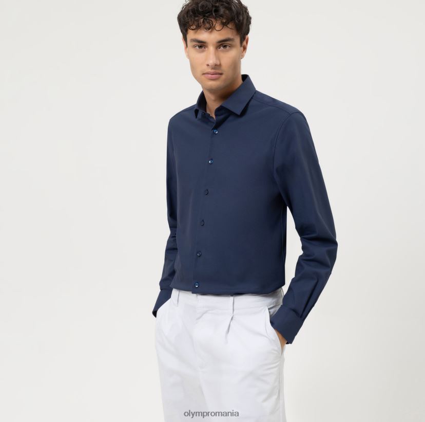 nivel cinci 24/7 body fit, cămașă business, kent modern, marine OLYMP îmbrăcăminte 4Z8LB6480