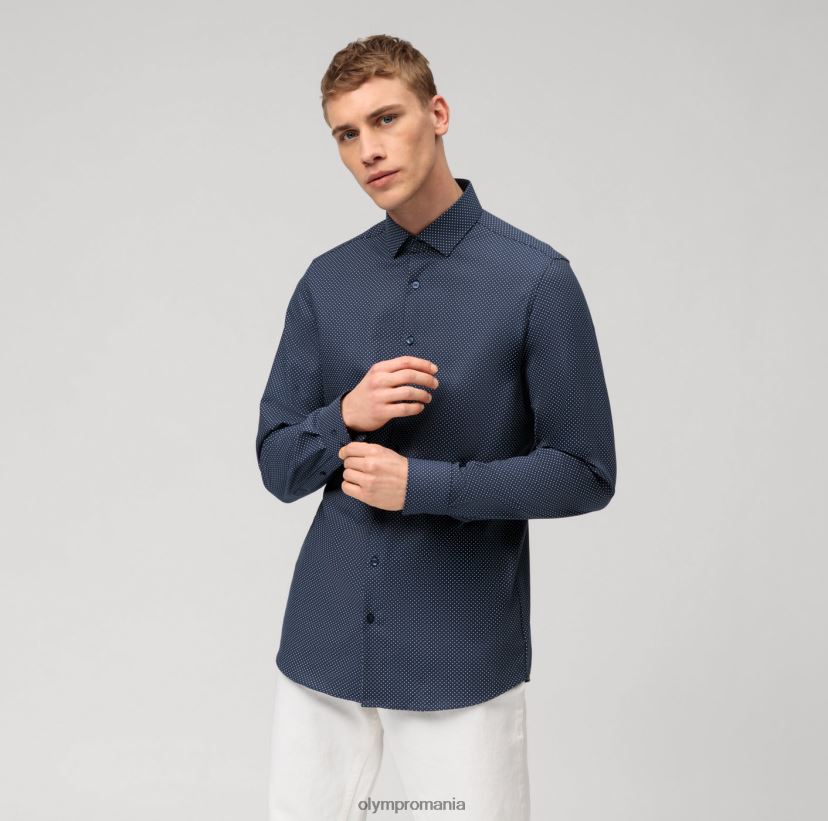 nivel cinci 24/7 body fit, cămașă business, kent modern, marine OLYMP îmbrăcăminte 4Z8LB6486