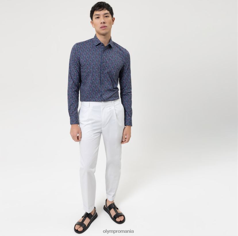 nivel cinci 24/7 body fit, cămașă business, kent modern, marine OLYMP îmbrăcăminte 4Z8LB6517