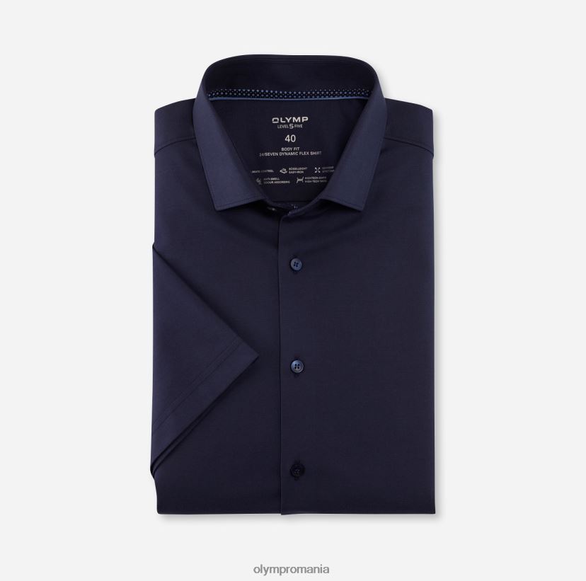 nivel cinci 24/7 body fit, cămașă business, kent modern, marine OLYMP îmbrăcăminte 4Z8LB6557