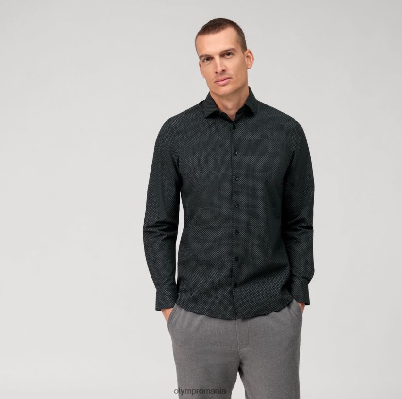 nivel cinci 24/7 body fit, cămașă business, kent modern, olive OLYMP îmbrăcăminte 4Z8LB6447