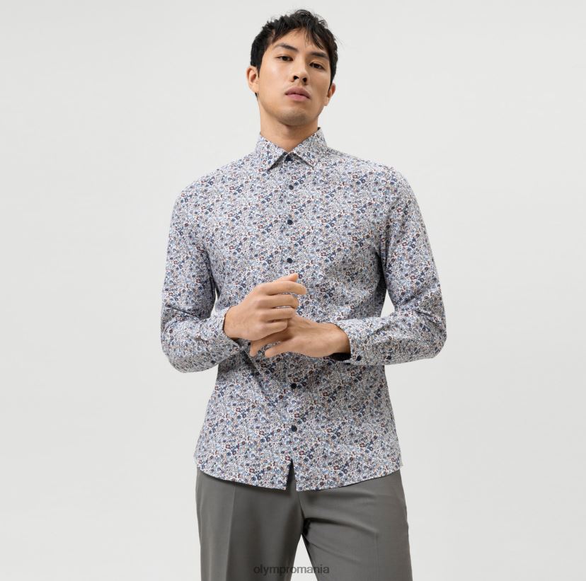 nivel cinci 24/7 body fit, cămașă business, kent modern, roșu OLYMP îmbrăcăminte 4Z8LB6778