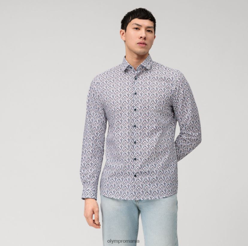 nivel cinci 24/7 body fit, cămașă business, kent modern, trandafir OLYMP îmbrăcăminte 4Z8LB6656