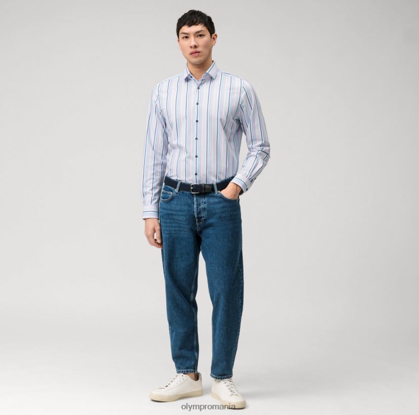 nivel cinci 24/7 body fit, cămașă business, kent modern, trandafir OLYMP îmbrăcăminte 4Z8LB6707