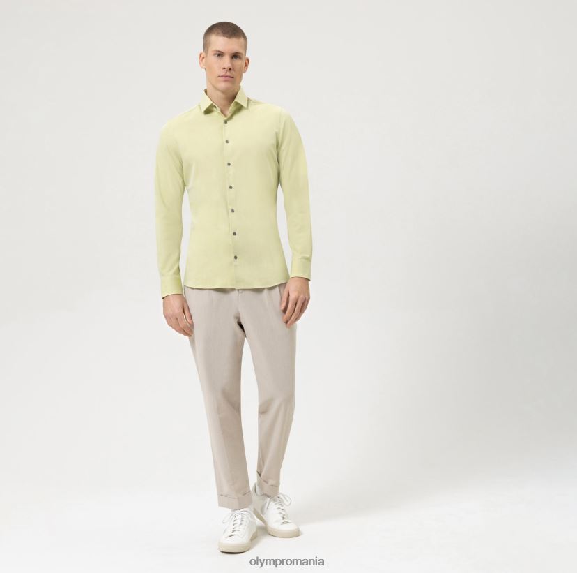 nivel cinci 24/7 body fit, cămașă business, kent modern, verde OLYMP îmbrăcăminte 4Z8LB6349