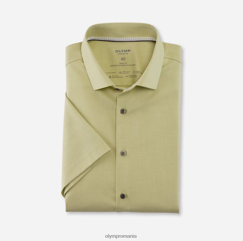 nivel cinci 24/7 body fit, cămașă business, kent modern, verde OLYMP îmbrăcăminte 4Z8LB6570