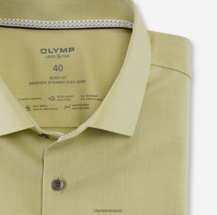 nivel cinci 24/7 body fit, cămașă business, kent modern, verde OLYMP îmbrăcăminte 4Z8LB6570