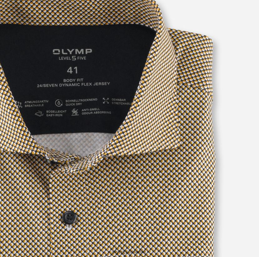 nivel cinci 24/7 body fit, cămașă business, kent, porumb OLYMP îmbrăcăminte 4Z8LB6717