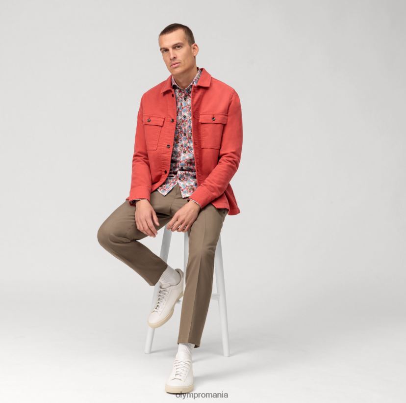 nivel cinci 24/7 body fit, cămașă business, kent, roșu OLYMP îmbrăcăminte 4Z8LB6521