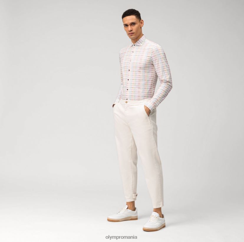 nivel cinci 24/7 body fit, cămașă business, kent, roz OLYMP îmbrăcăminte 4Z8LB6681