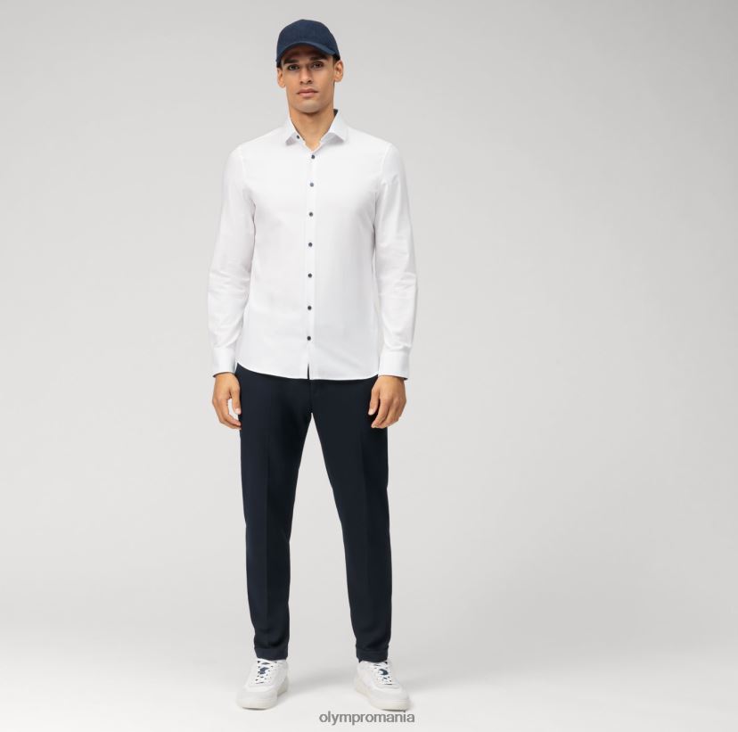 nivel cinci 24/7 body fit, cămașă business, mânecă lungă extra lungă, kent modern, alb OLYMP îmbrăcăminte 4Z8LB6866