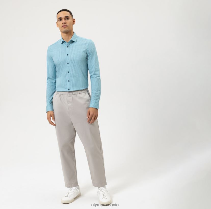 nivel cinci 24/7 body fit, cămașă business, mânecă lungă extra lungă, kent modern, smarald OLYMP îmbrăcăminte 4Z8LB6887