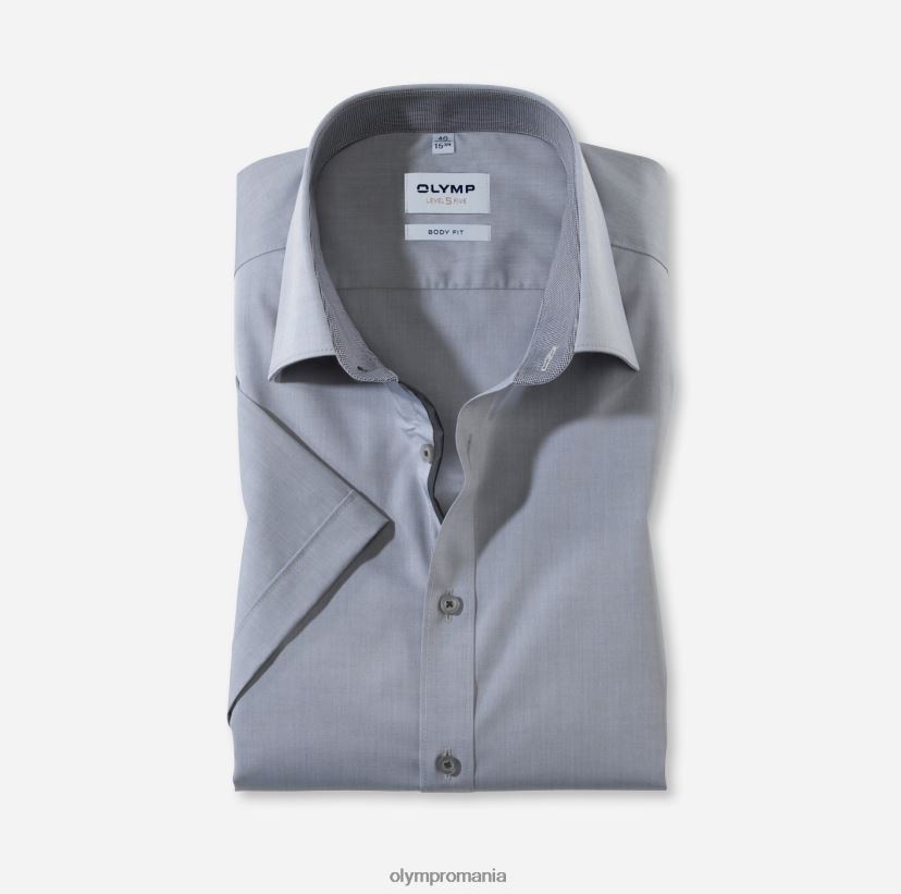 nivel cinci body fit, cămașă business, New York Kent, gri mediu OLYMP îmbrăcăminte 4Z8LB6472