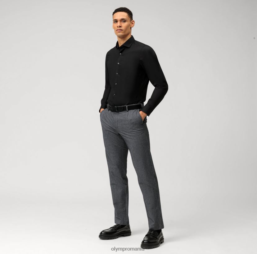 nivel cinci body fit, cămașă business, Royal Kent, negru OLYMP îmbrăcăminte 4Z8LB6795