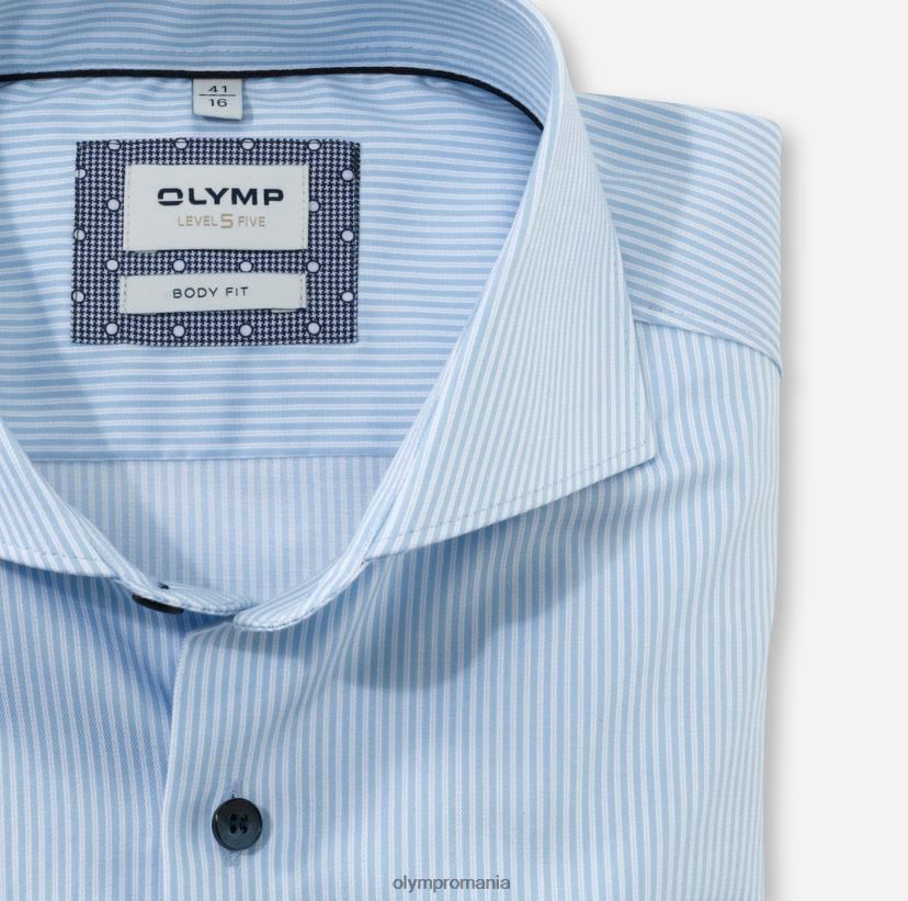 nivel cinci body fit, cămașă business, cutaway, albastru OLYMP îmbrăcăminte 4Z8LB6342