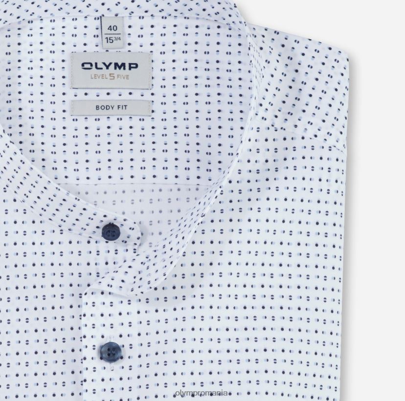 nivel cinci body fit, cămașă business, guler ridicat, albastru OLYMP îmbrăcăminte 4Z8LB6761