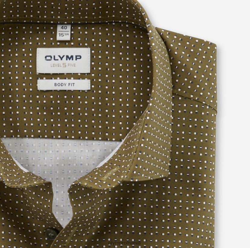 nivel cinci body fit, cămașă business, kent modern, alamă OLYMP îmbrăcăminte 4Z8LB6667