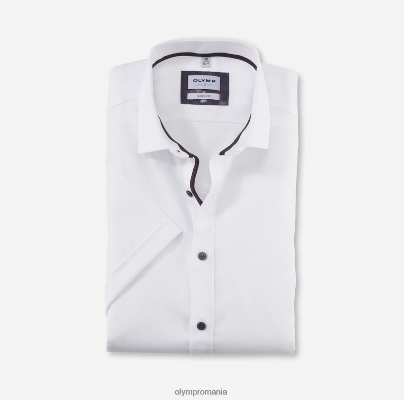 nivel cinci body fit, cămașă business, kent modern, alb OLYMP îmbrăcăminte 4Z8LB6755