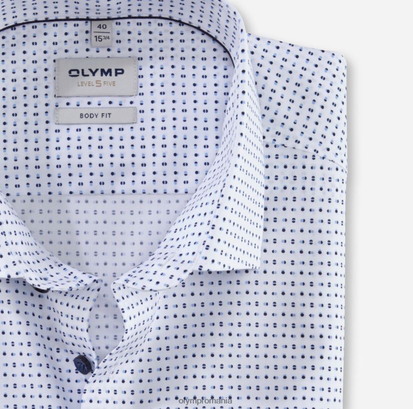 nivel cinci body fit, cămașă business, kent modern, albastru OLYMP îmbrăcăminte 4Z8LB6343