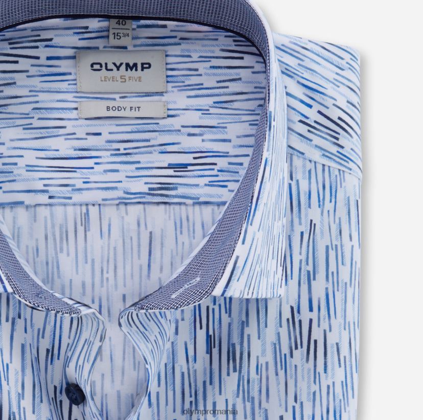 nivel cinci body fit, cămașă business, kent modern, albastru OLYMP îmbrăcăminte 4Z8LB6612