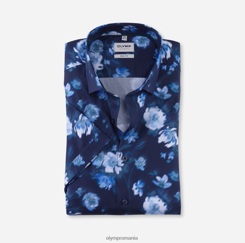 nivel cinci body fit, cămașă business, kent modern, albastru fum OLYMP îmbrăcăminte 4Z8LB6366