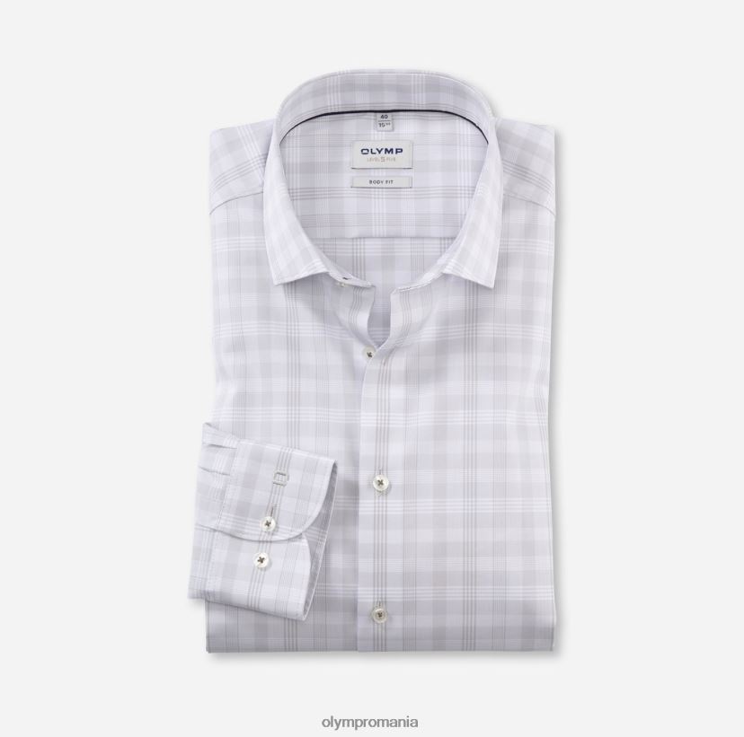 nivel cinci body fit, cămașă business, kent modern, gri deschis OLYMP îmbrăcăminte 4Z8LB6452