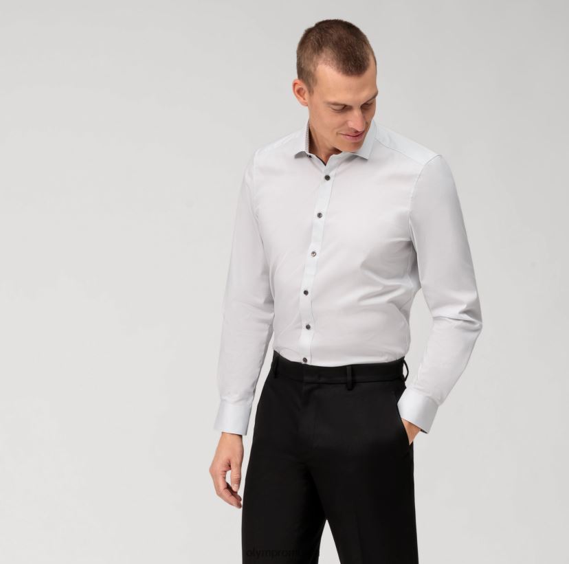 nivel cinci body fit, cămașă business, kent modern, gri deschis OLYMP îmbrăcăminte 4Z8LB6526