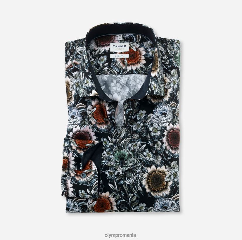 nivel cinci body fit, cămașă business, kent modern, marine OLYMP îmbrăcăminte 4Z8LB6646