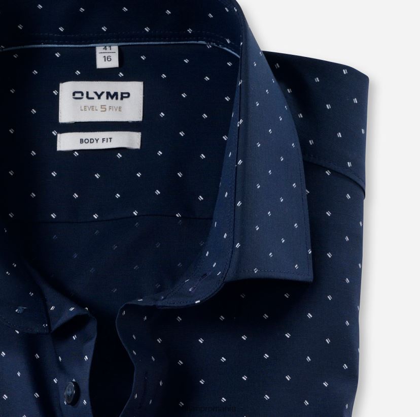 nivel cinci body fit, cămașă business, kent modern, marine OLYMP îmbrăcăminte 4Z8LB6692
