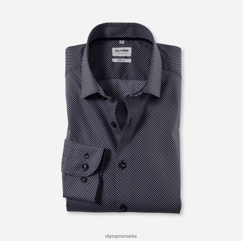 nivel cinci body fit, cămașă business, kent modern, negru OLYMP îmbrăcăminte 4Z8LB6356