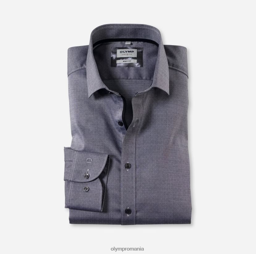 nivel cinci body fit, cămașă business, kent modern, negru OLYMP îmbrăcăminte 4Z8LB6680