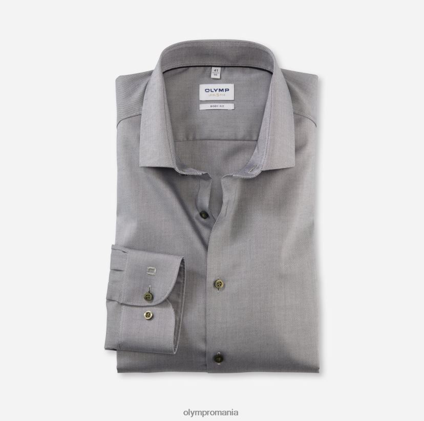 nivel cinci body fit, cămașă business, kent modern, olive OLYMP îmbrăcăminte 4Z8LB6488