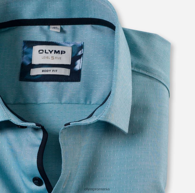 nivel cinci body fit, cămașă business, kent modern, smarald OLYMP îmbrăcăminte 4Z8LB6711