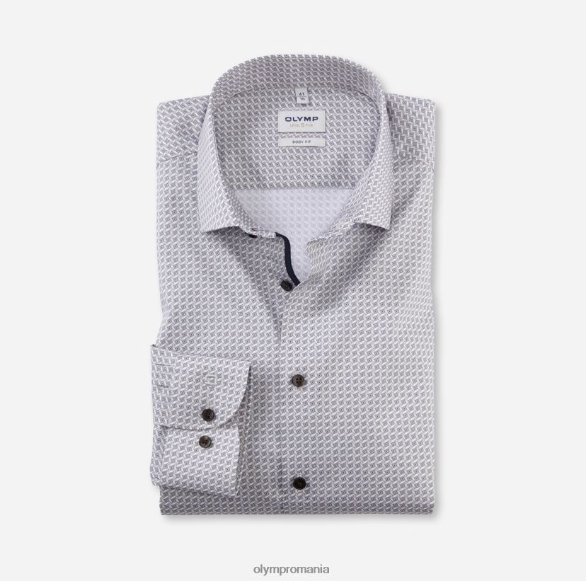 nivel cinci body fit, cămașă business, kent modern, taupe OLYMP îmbrăcăminte 4Z8LB6515