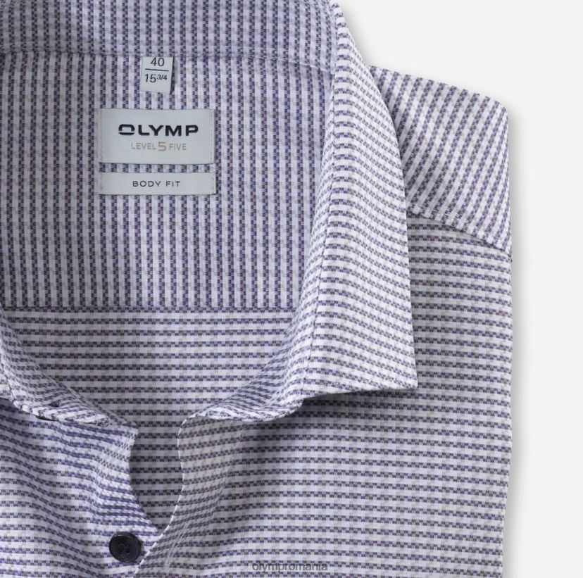 nivel cinci body fit, cămașă business, kent modern, violă OLYMP îmbrăcăminte 4Z8LB6798