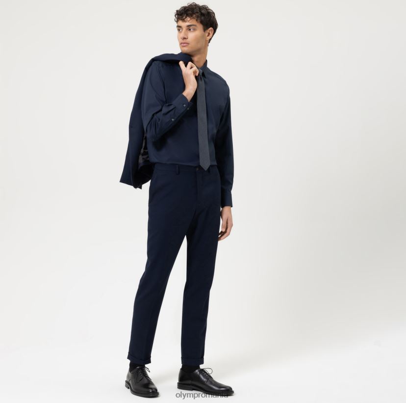 nivel cinci body fit, cămașă business, mânecă lungă extra lungă, New York Kent, marine OLYMP îmbrăcăminte 4Z8LB6913