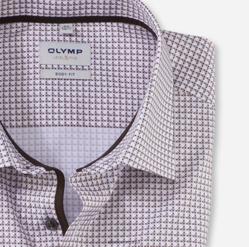 nivel cinci body fit, cămașă business, new york kent, natural OLYMP îmbrăcăminte 4Z8LB6348