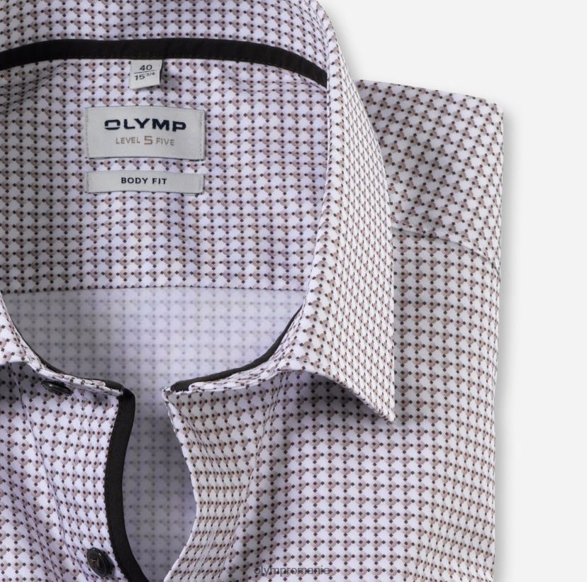 nivel cinci body fit, cămașă business, new york kent, natural OLYMP îmbrăcăminte 4Z8LB6507