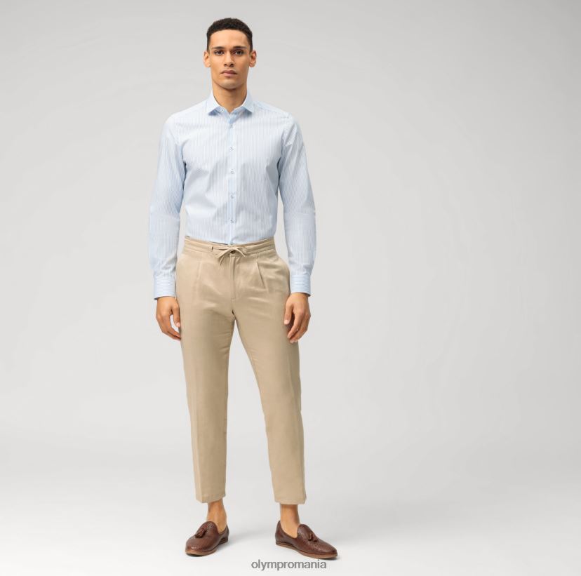 nivel cinci body fit, cămașă business, royal kent, albastru OLYMP îmbrăcăminte 4Z8LB6562