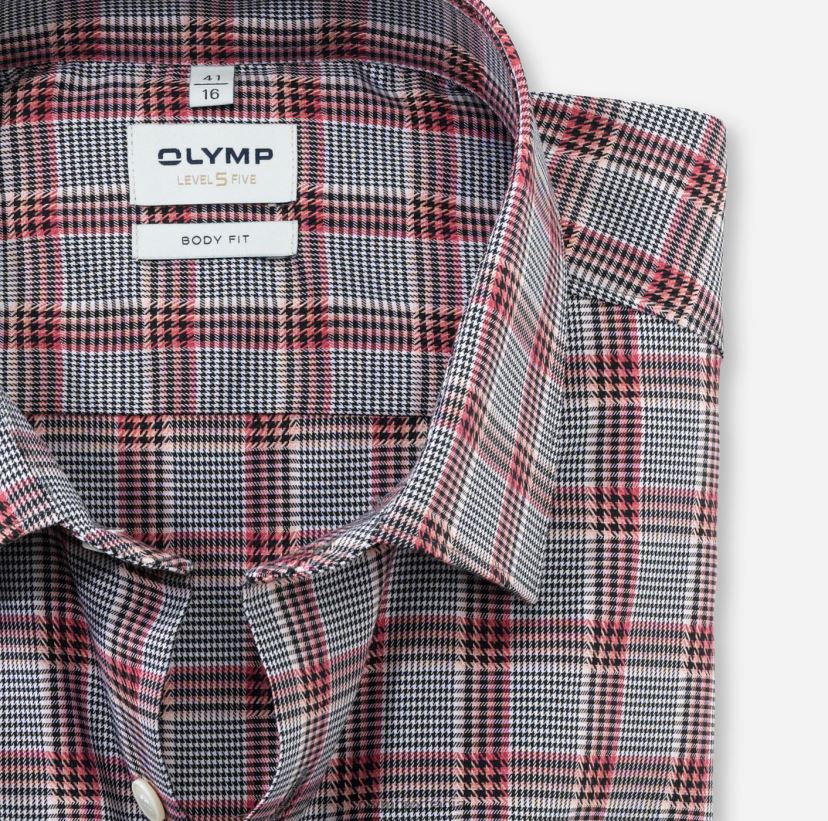 nivel cinci, cămașă de afaceri, New York Kent, lemn de trandafir OLYMP îmbrăcăminte 4Z8LB6623