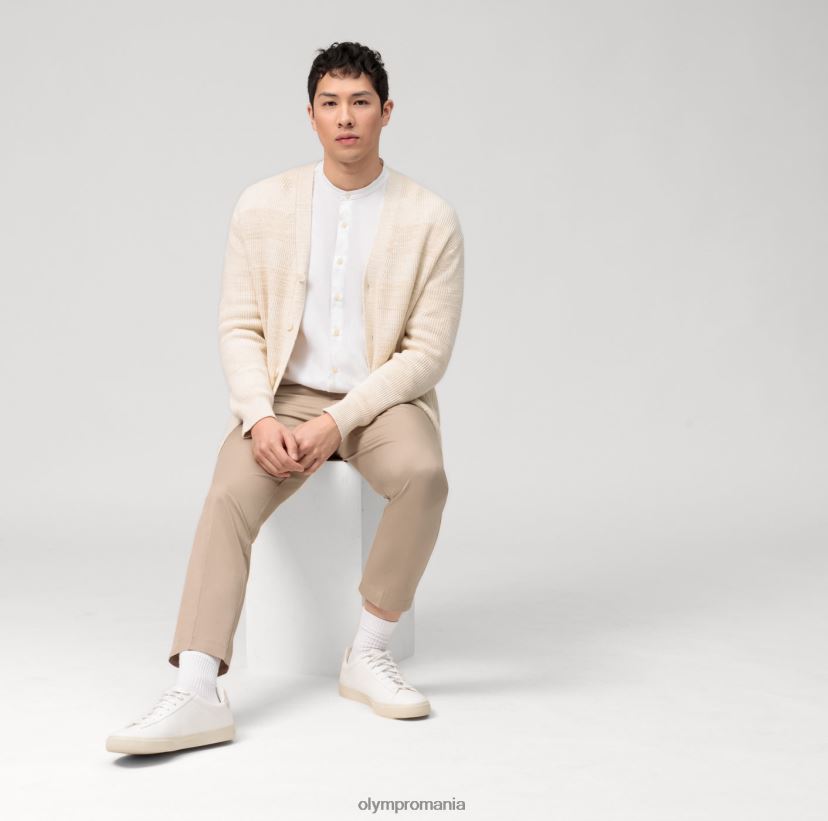 nivel cinci, corp spălat, cămașă business, guler ridicat, alb OLYMP îmbrăcăminte 4Z8LB6424