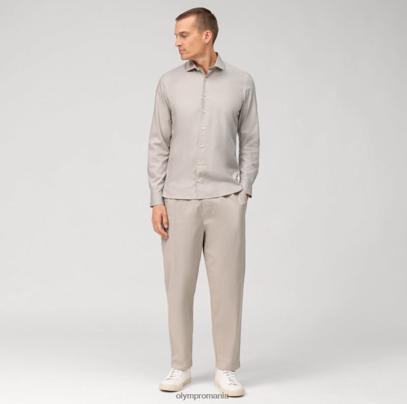 nivel cinci, corp spălat, cămașă business, kent, taupe OLYMP îmbrăcăminte 4Z8LB6530
