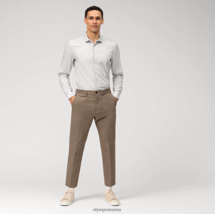 nivel cinci, corp spălat, cămașă business, kent, taupe OLYMP îmbrăcăminte 4Z8LB6568