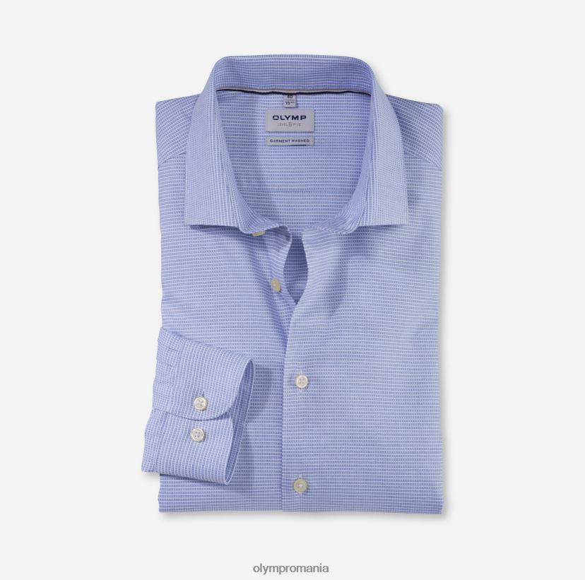 nivel cinci, corp spălat haine, cămașă business, kent, bleu OLYMP îmbrăcăminte 4Z8LB6490