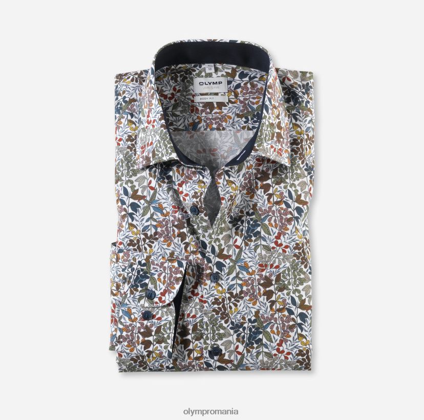 nivel cinci potrivire corporală, cămașă business, New York Kent, alb OLYMP îmbrăcăminte 4Z8LB6771