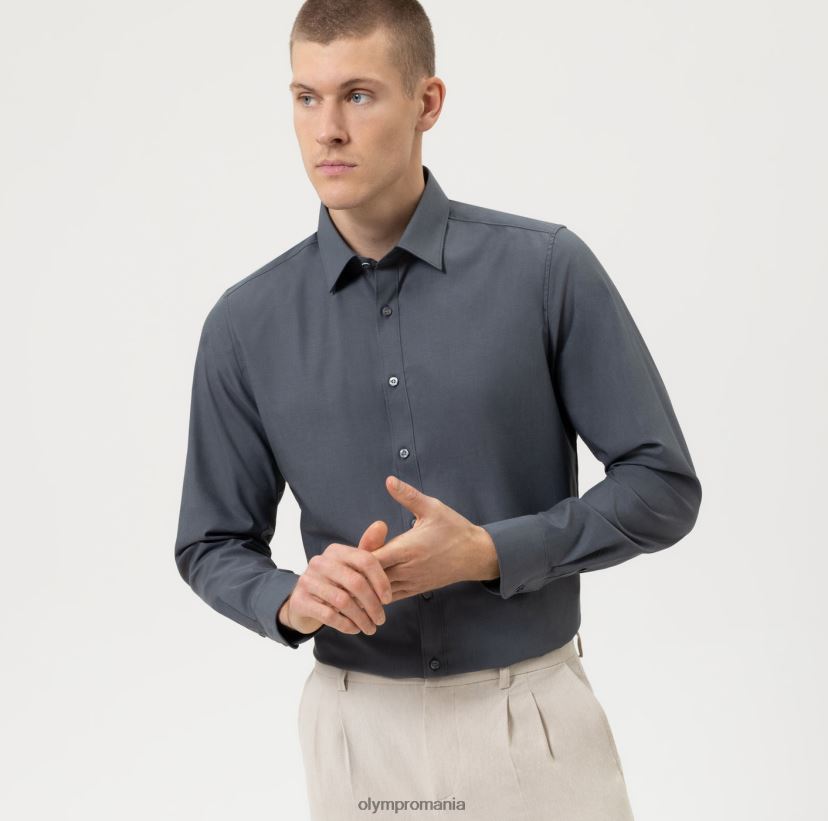 nivel cinci potrivire corporală, cămașă business, New York Kent, antracit OLYMP îmbrăcăminte 4Z8LB6847