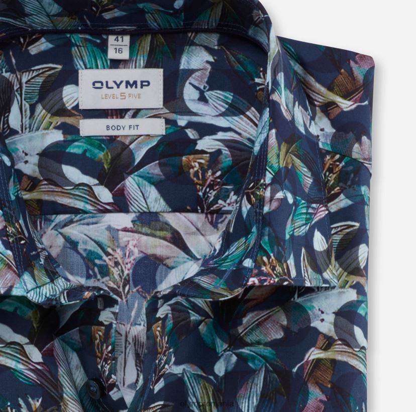 nivel cinci potrivire corporală, cămașă business, New York Kent, marine OLYMP îmbrăcăminte 4Z8LB6374